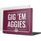 Texas A&M University Gig Em Aggies MacBook Pro 14in (2021-24) Case plus Skin